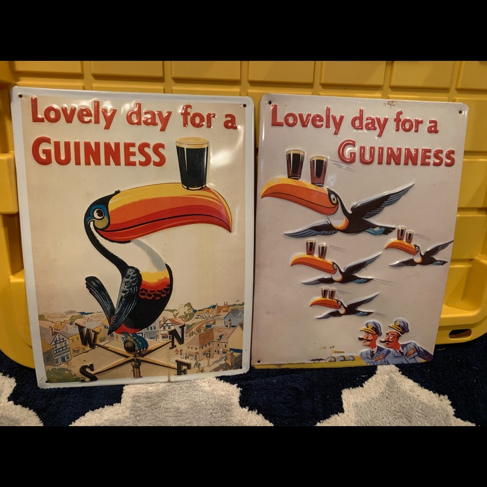 Guinness metal sign